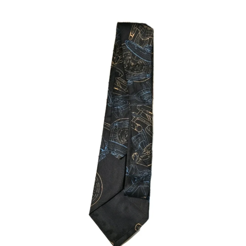 RM Style Mona Lisa & Star Trek Vintage Silk Ties Lot of 2 Men's‎ 1995